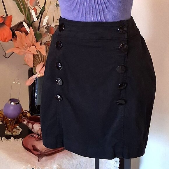 NWOT Colcci Black Mini High Waist Short Skirt Women’s Fall Winter Skirts - Picture 2 of 11